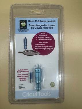Cricut Deep Cut Blade Housing 29-0631 w/ Blade Sealed New Old Stock